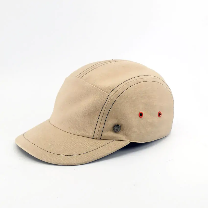 Casquette Skate 5panel Beige Mixte Nantes Fait Main