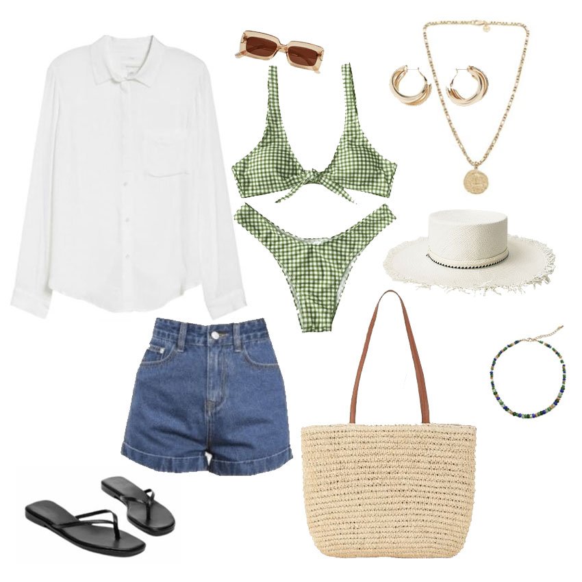 porter chapeau canotier look plage