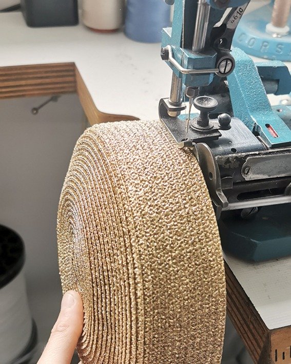 Production Chapeau Paille Cousue