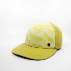 casquette jaune 6panel studio grimel fabrique en France