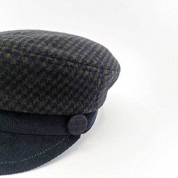 casquette marin laine kaki