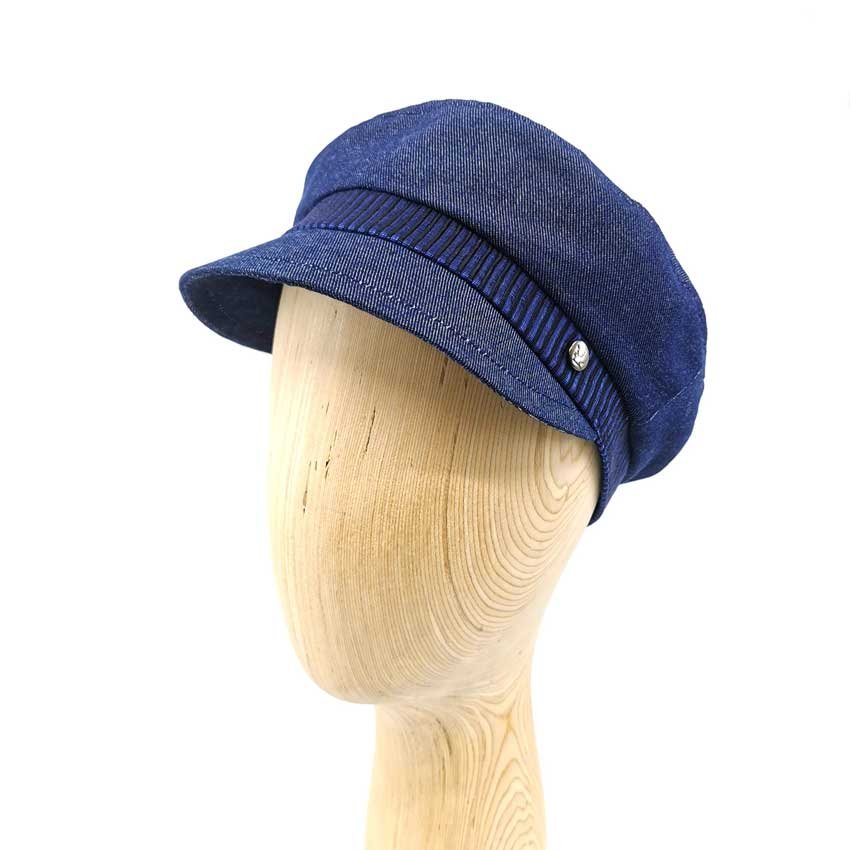 casquette femme bleu marine fabriqué à Nantes