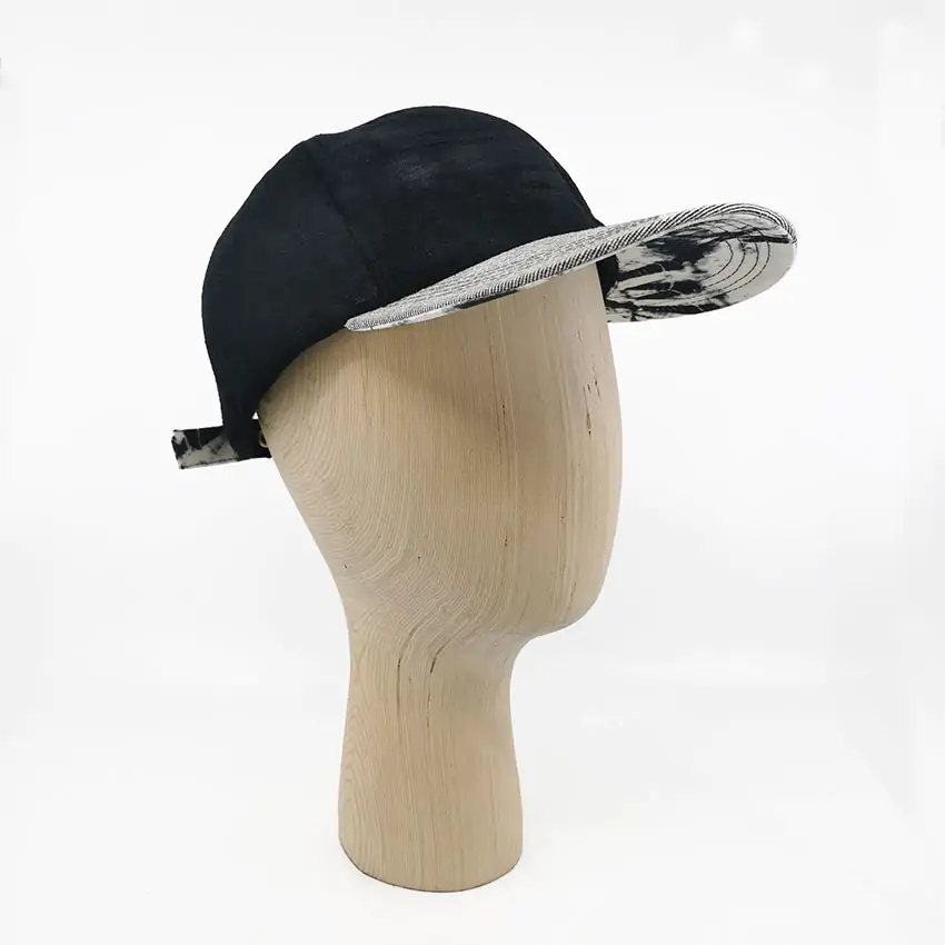 casquette dad cap souple velours noir