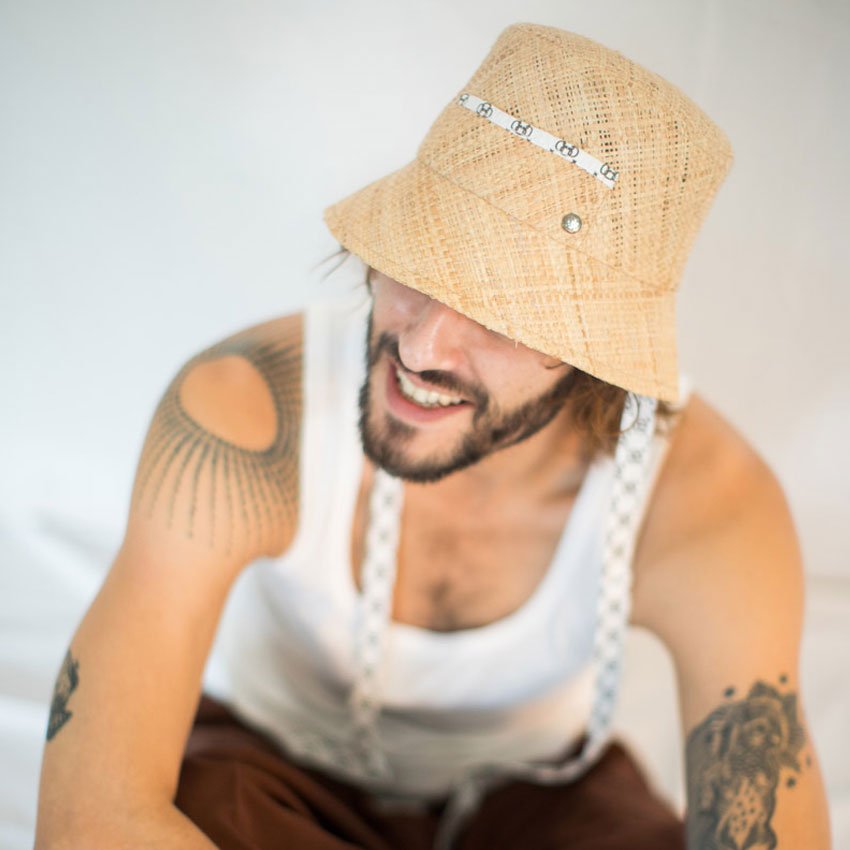 Chapeau bob paille chapellerie française