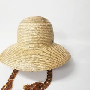 Chapeau cloche en Paille Femme artisanal