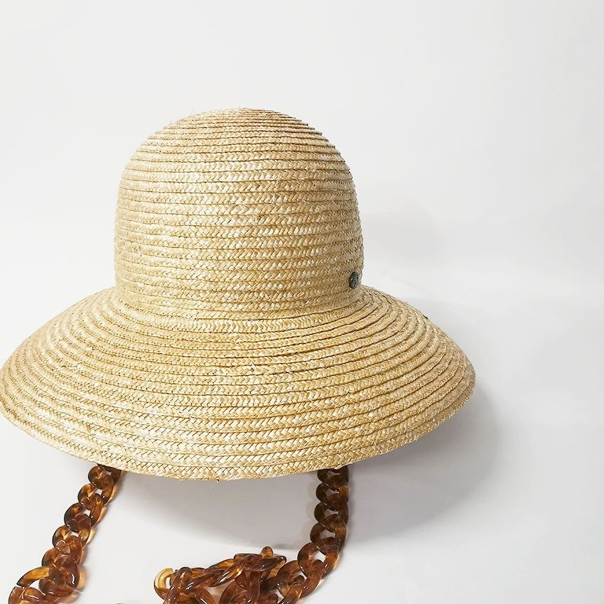 Chapeau cloche en Paille Femme artisanal