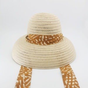 Chapeau cloche paille sisal