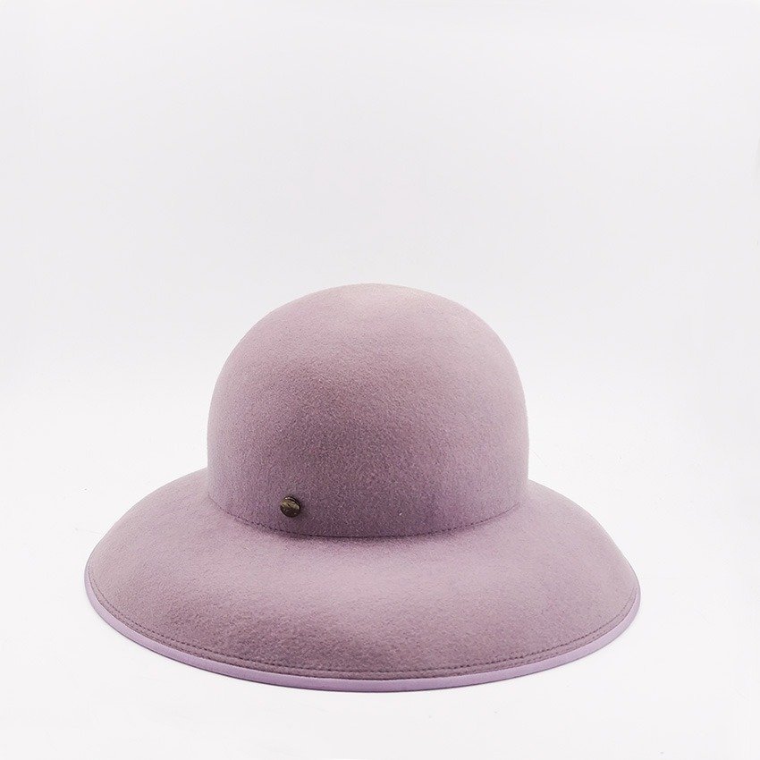 chapeau cloche violet 60's Violet
