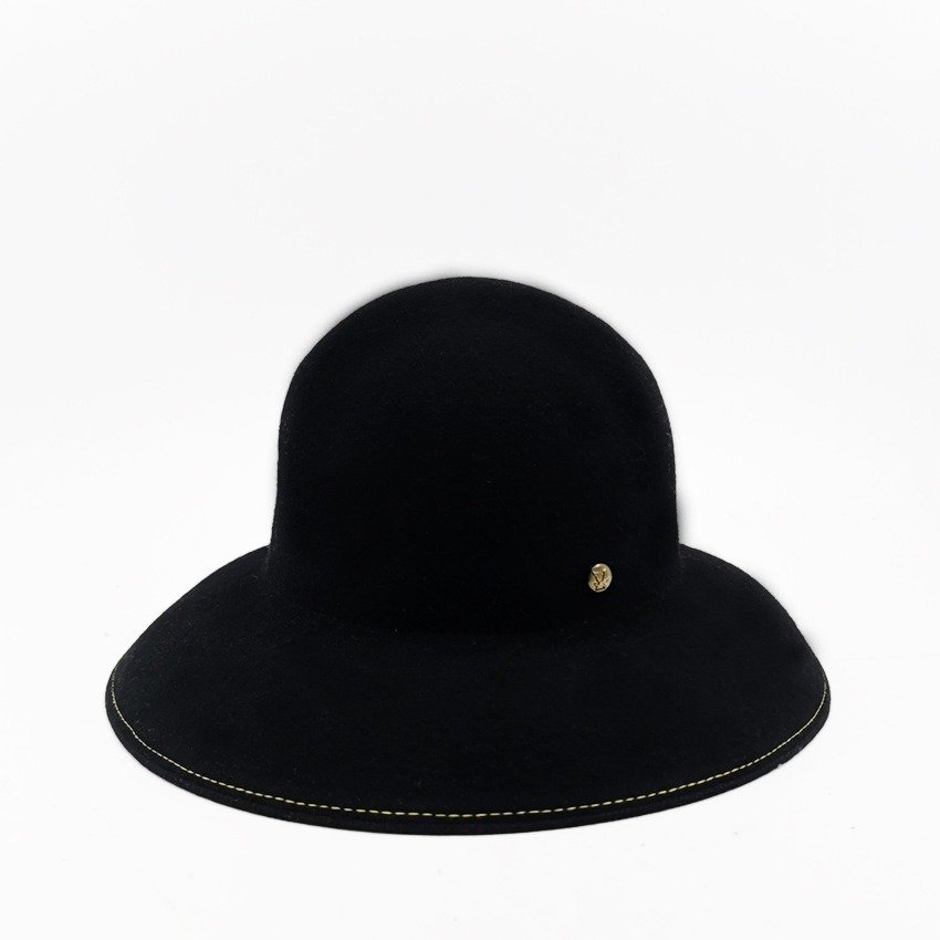 chapeau cloche noir Feutre Made In France