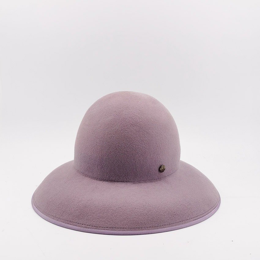 chapeau cloche violet Made In Frnace