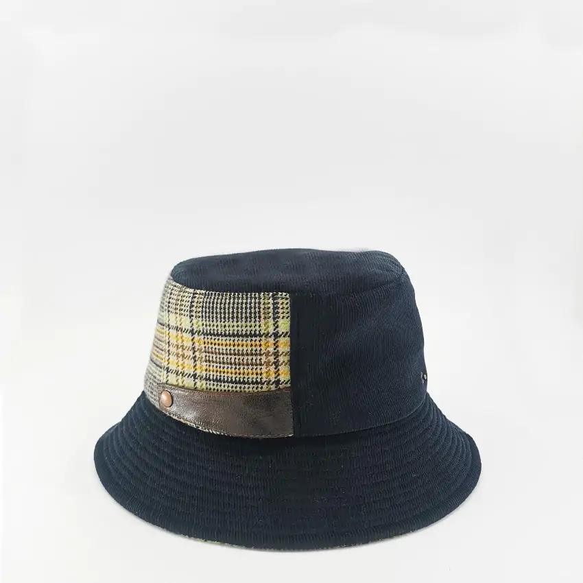 chapaeau pliable marine velours Marine Made In France