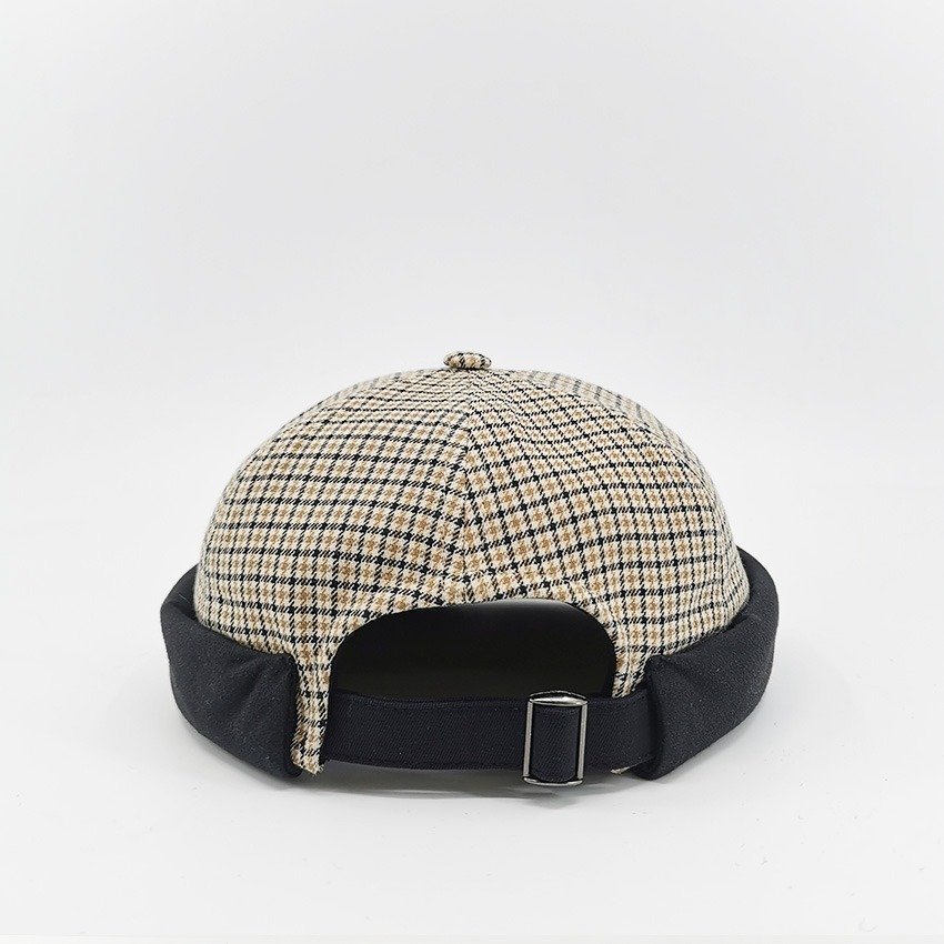 Bonnet Docker Carreaux Made In France