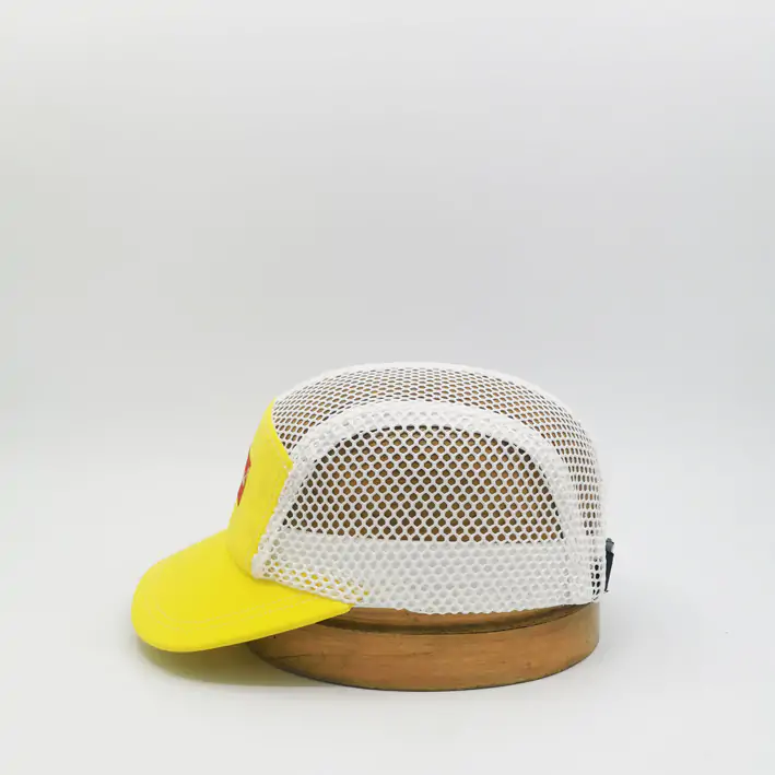 Casquette de Velo Jaune Respirante