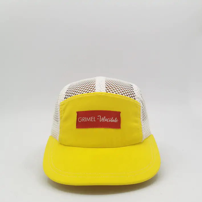 Casquette de Vélo Jaune