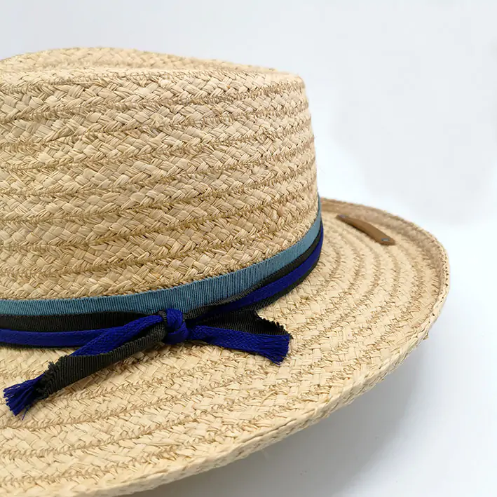 chapeau raphia fedora