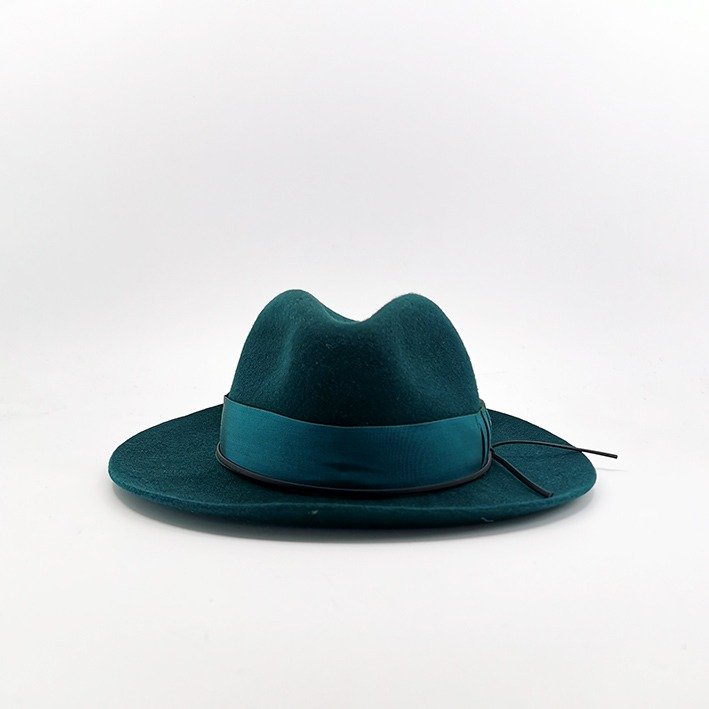 chapeau feutre homme vert fabrique france