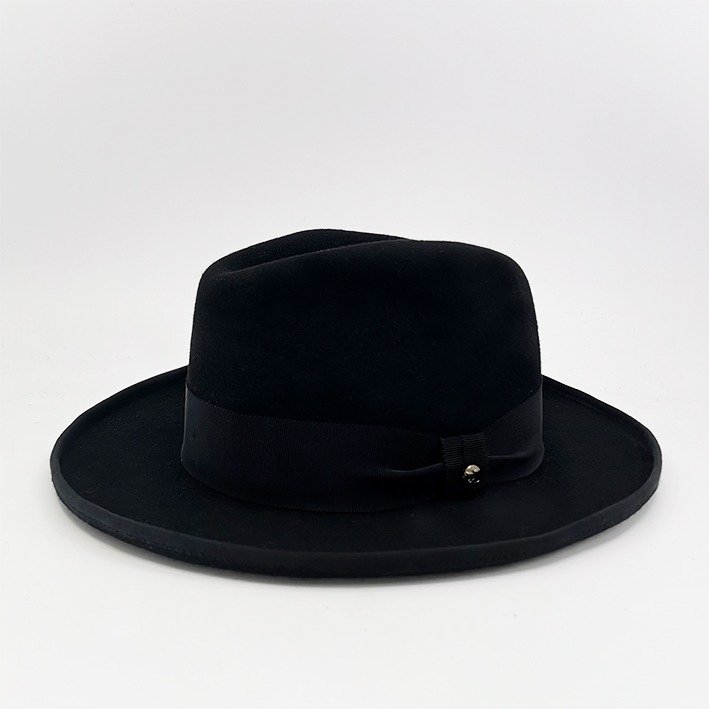 chapeau feutre noir made in france