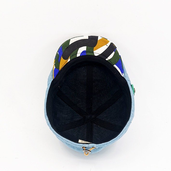 casquette artisanale bleu ciel fabrique en france
