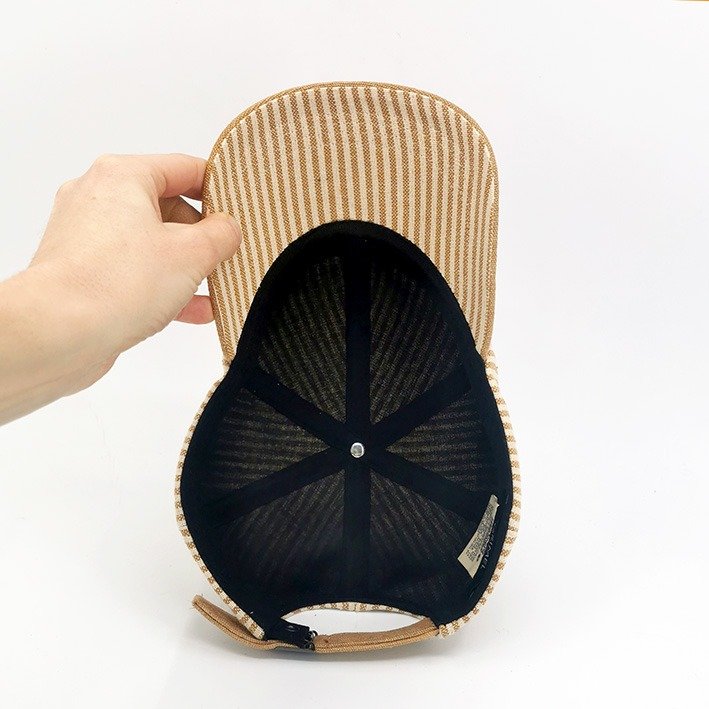 casquette rayure camel studio grimel