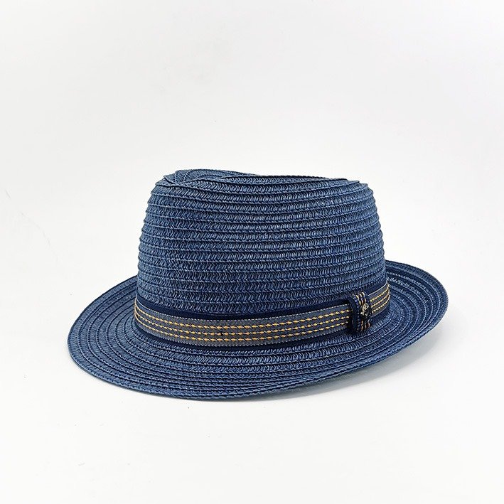 chapeau trilby bleu studio grimel