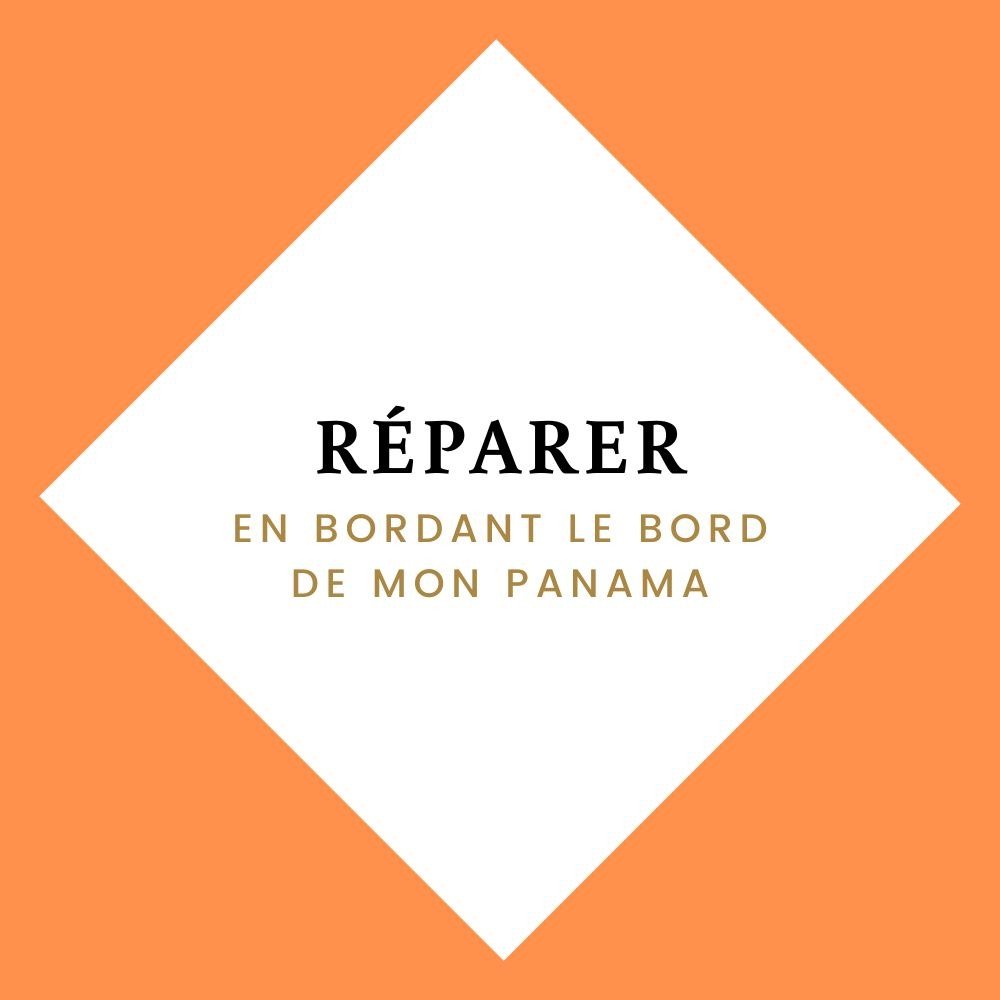 border bord chapeau panama