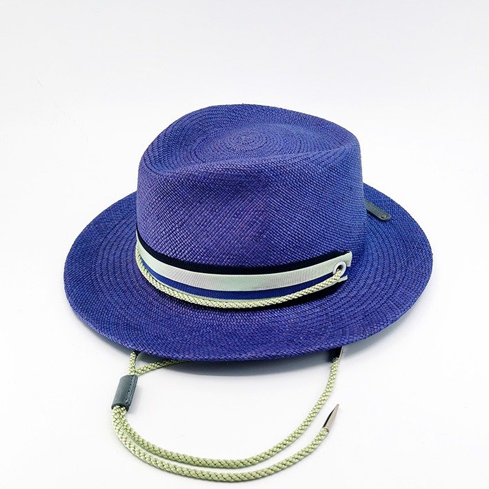 trilby panama bleu studio grimel