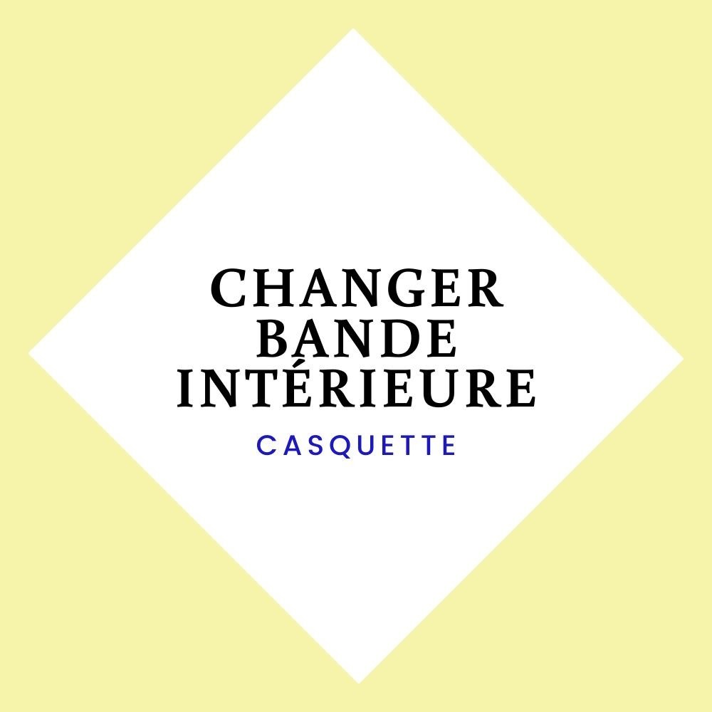 changer bande casquette