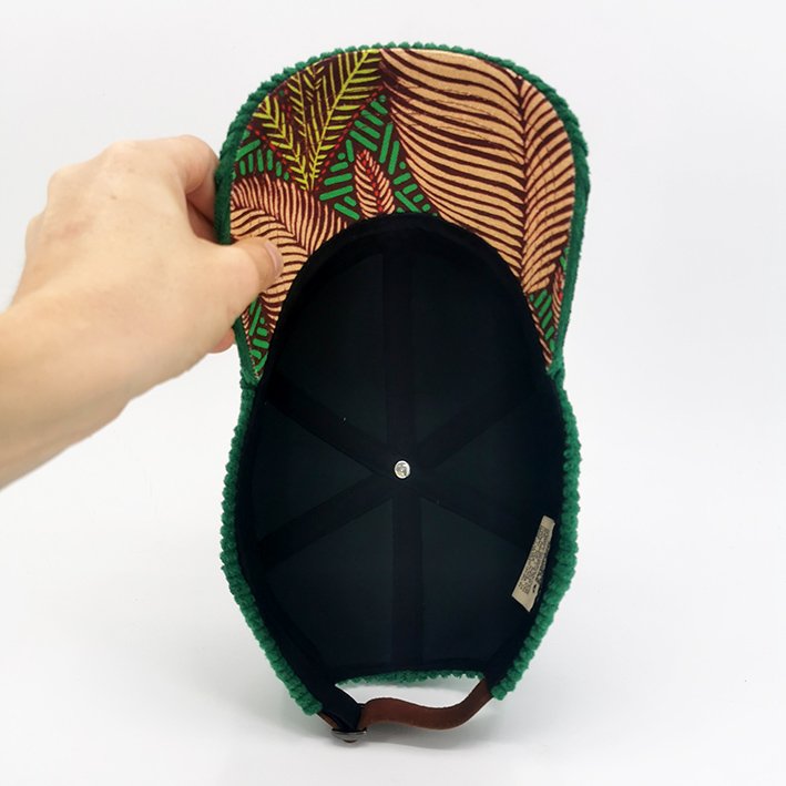 Casquette Velours Vert Studio Grimel dad cap