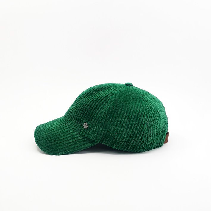 Casquette Velours Vert