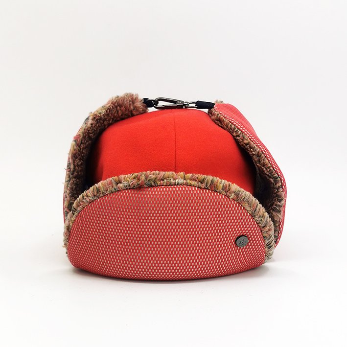 Chapka Laine Rouge