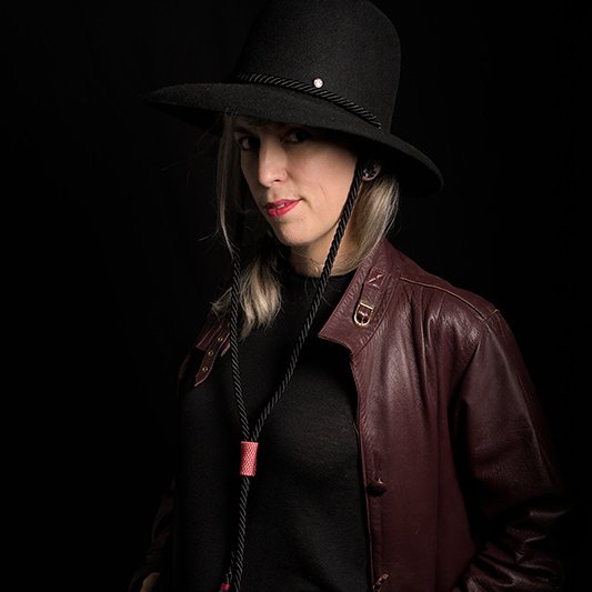 Chapeau Capeline Noire LUD Feutre