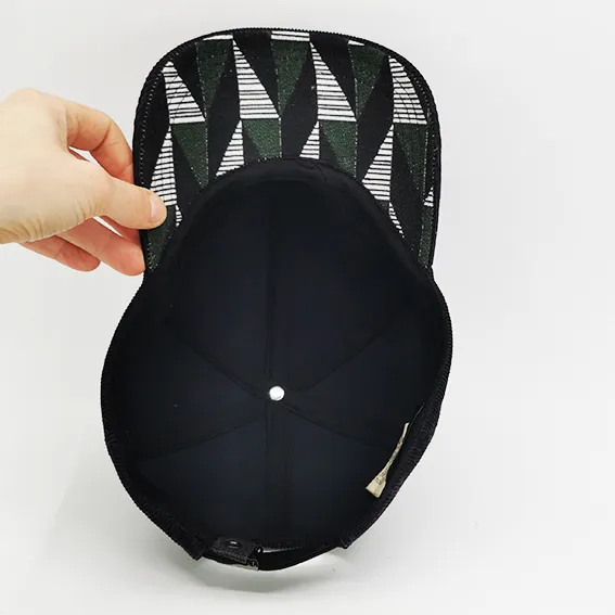 casquette artisnale dad Velours Noir studio girmel