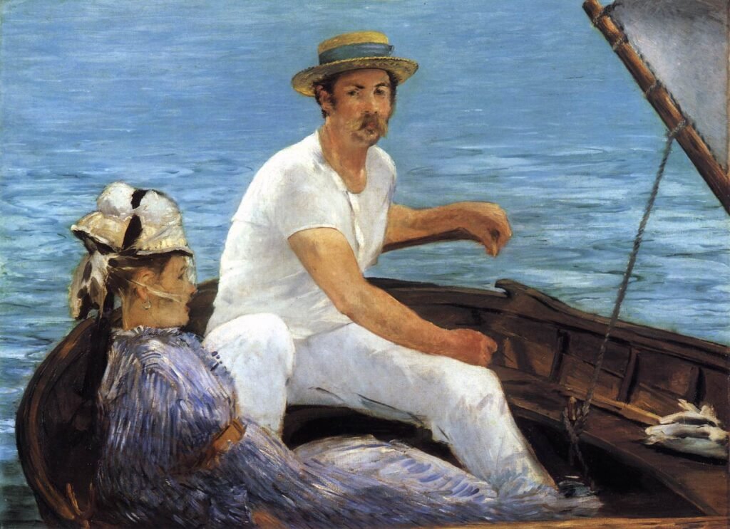 canotier En Bateau