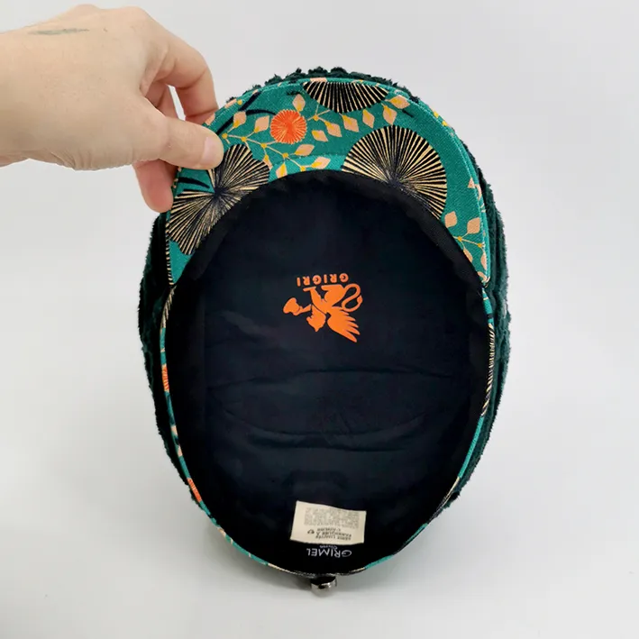 Casquette Plate Beret Velours