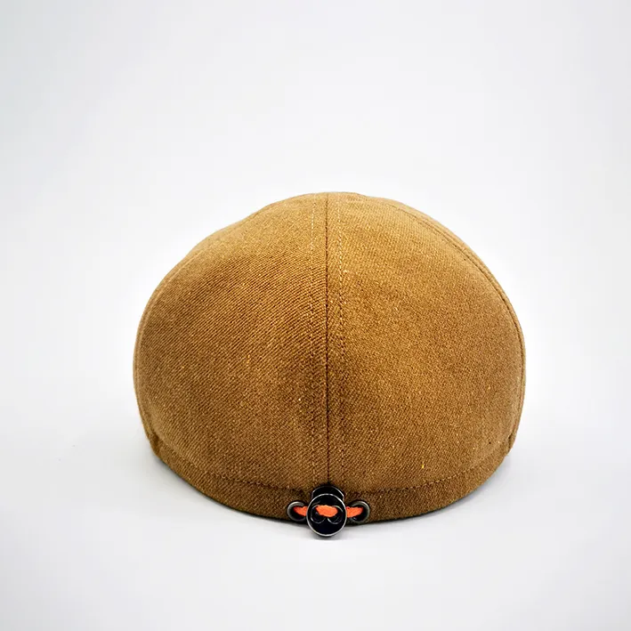 Casquette Plate Camel Artisanale