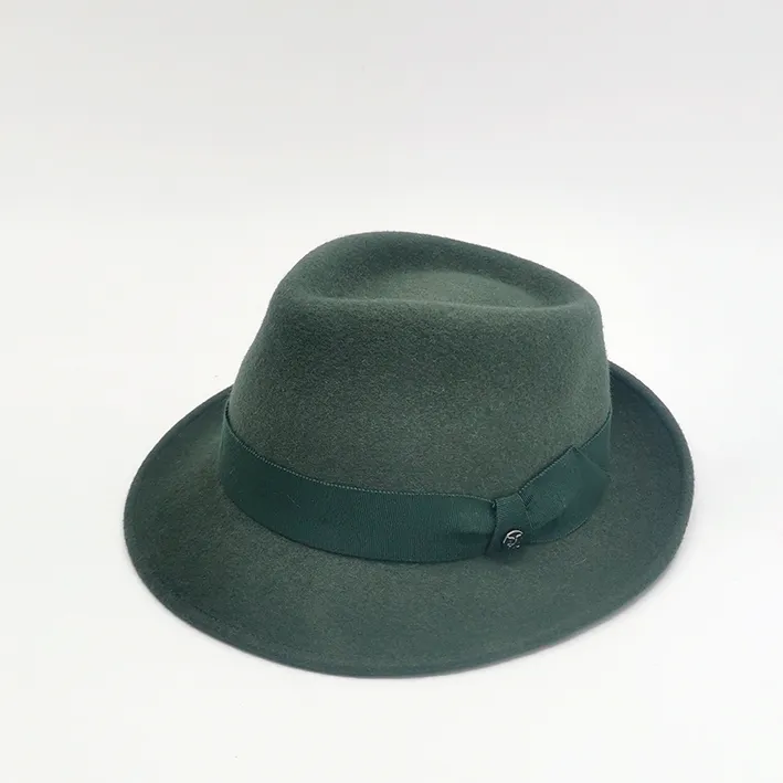 Trilby Vert Chapeau Made In France